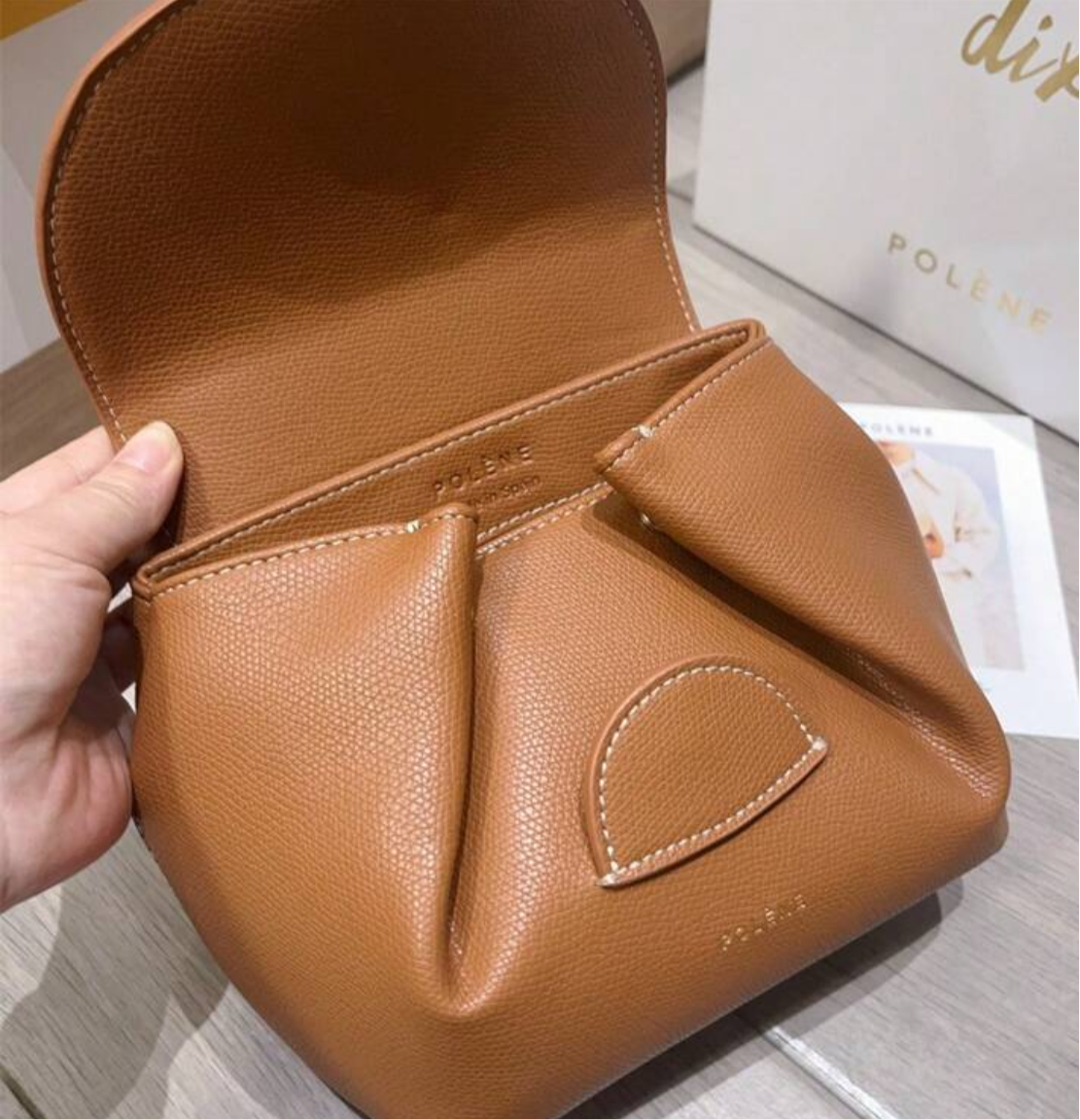 French structured leather bags (many options)