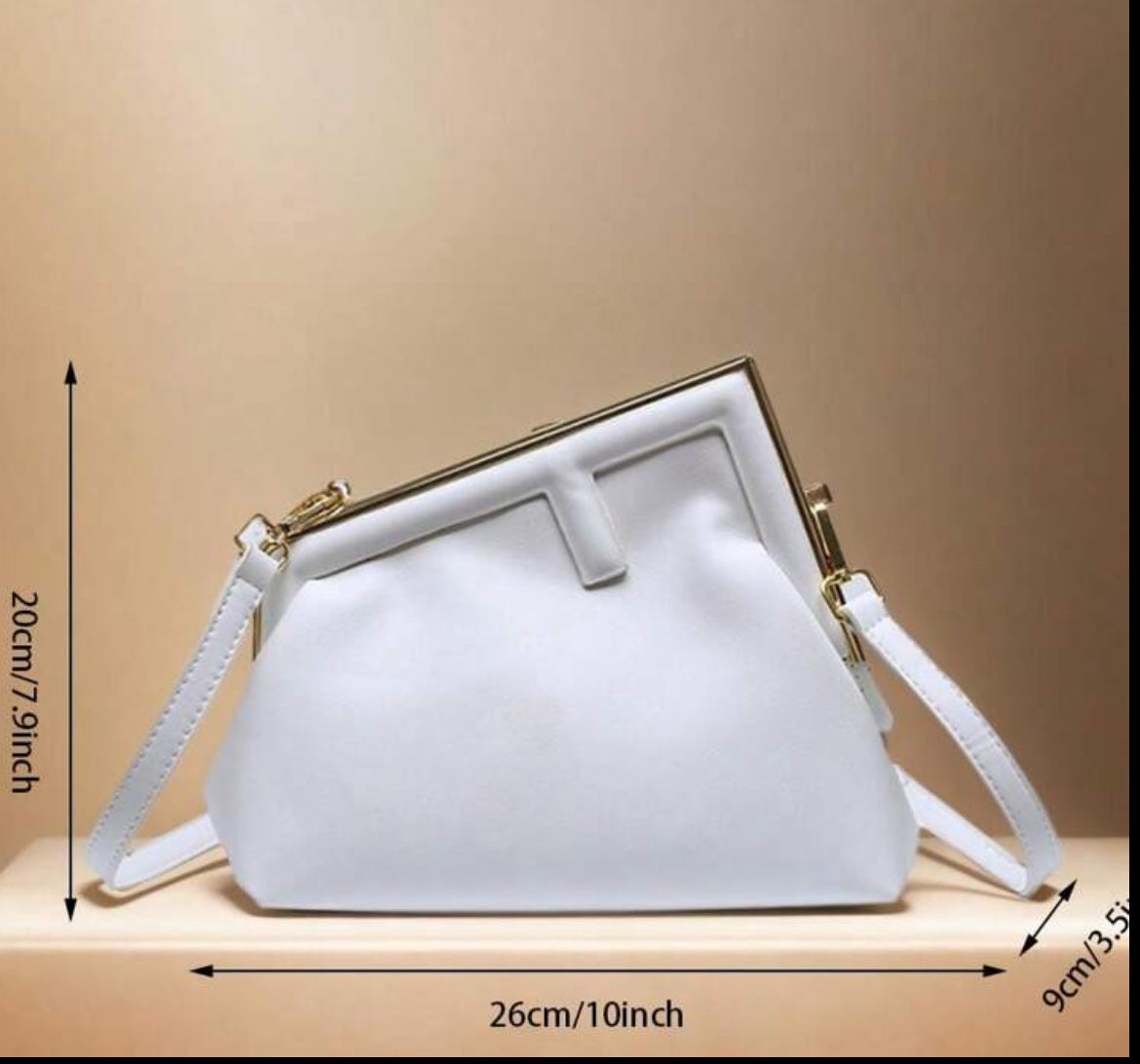 Letter F Clutch / crossbody bag