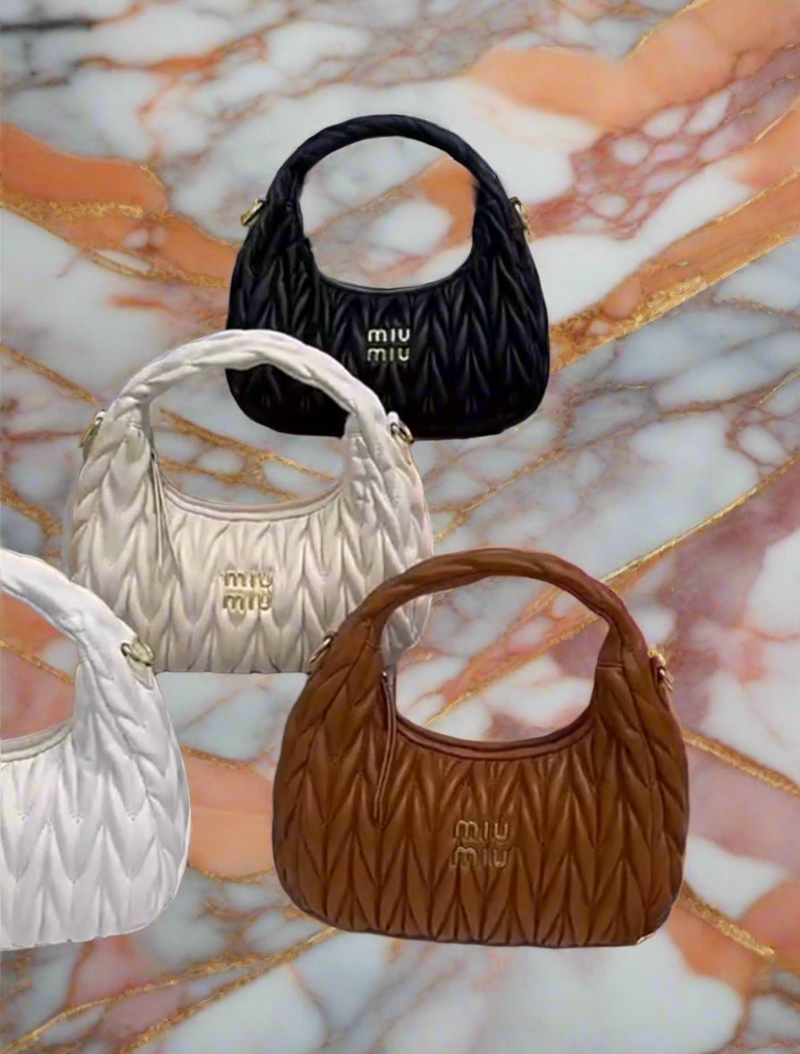 Quilted vegan leather bags (faux leather - variety)