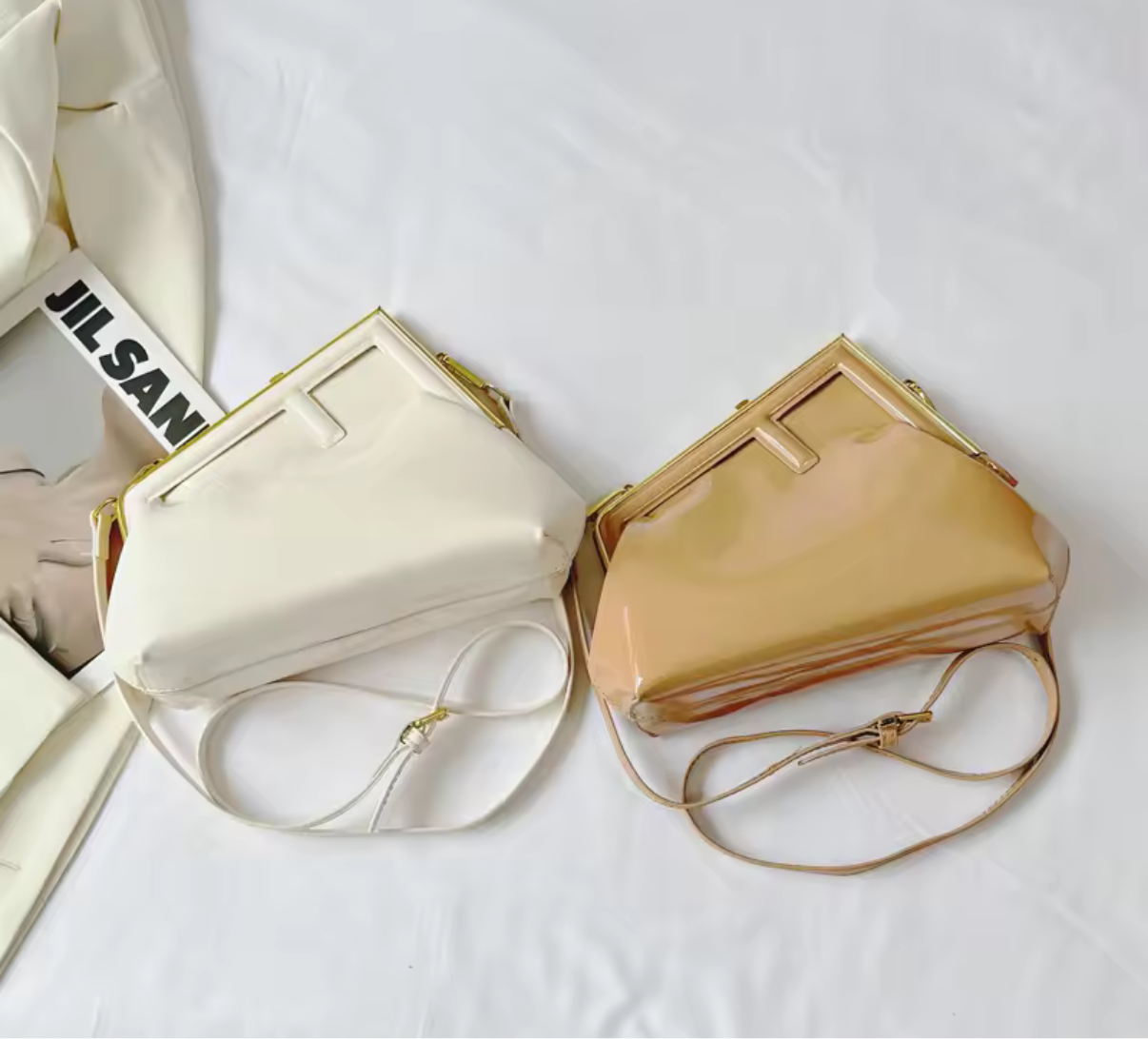 Letter F Clutch / crossbody bag