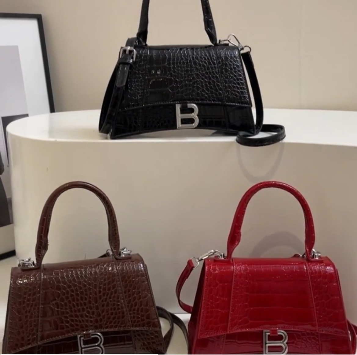 Designer Inspired Crossbody B purses