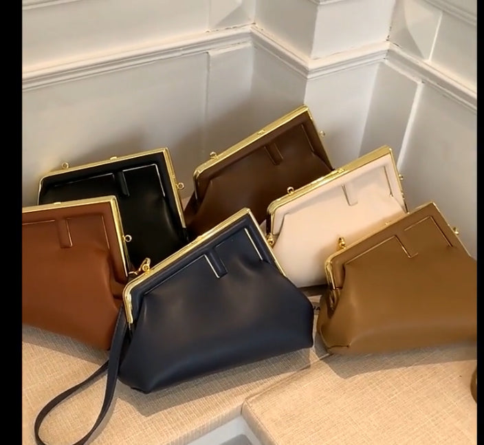 Letter F Clutch / crossbody bag