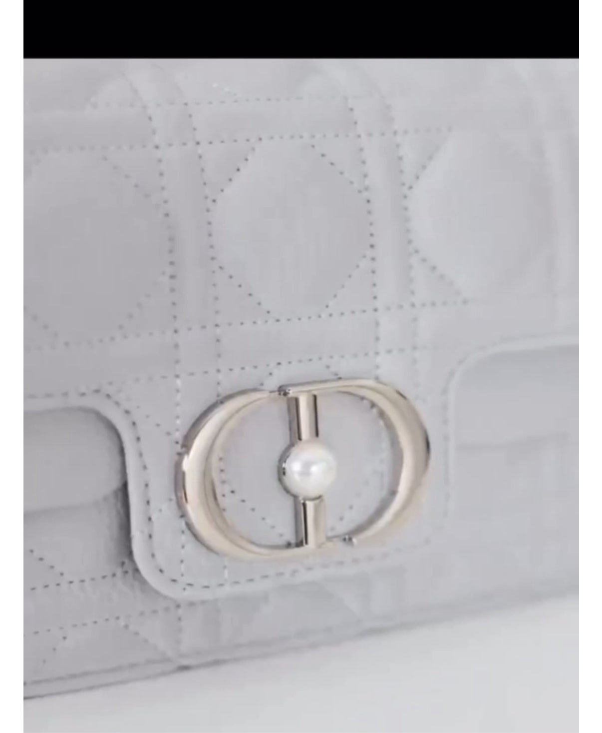 Leather Crossbody “CD Pearl” logo bag, with signature diamond quilted stitching (many options)