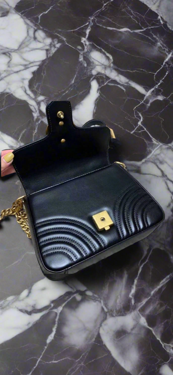 Crossbody - Leather or velvet GG Logo Bags (variety)