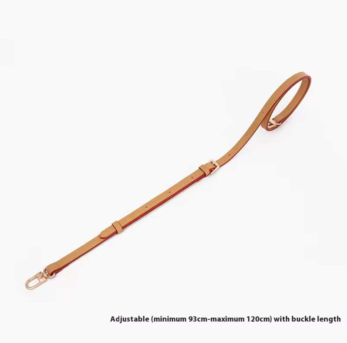 Adjustable PU leather cross body strap