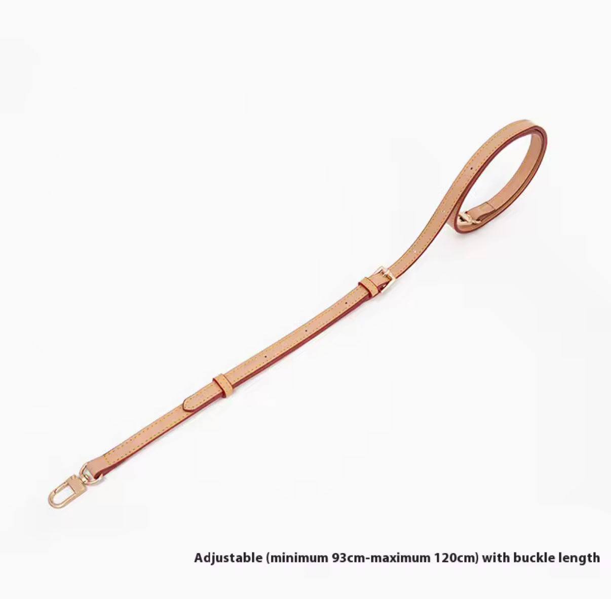 Adjustable PU leather cross body strap