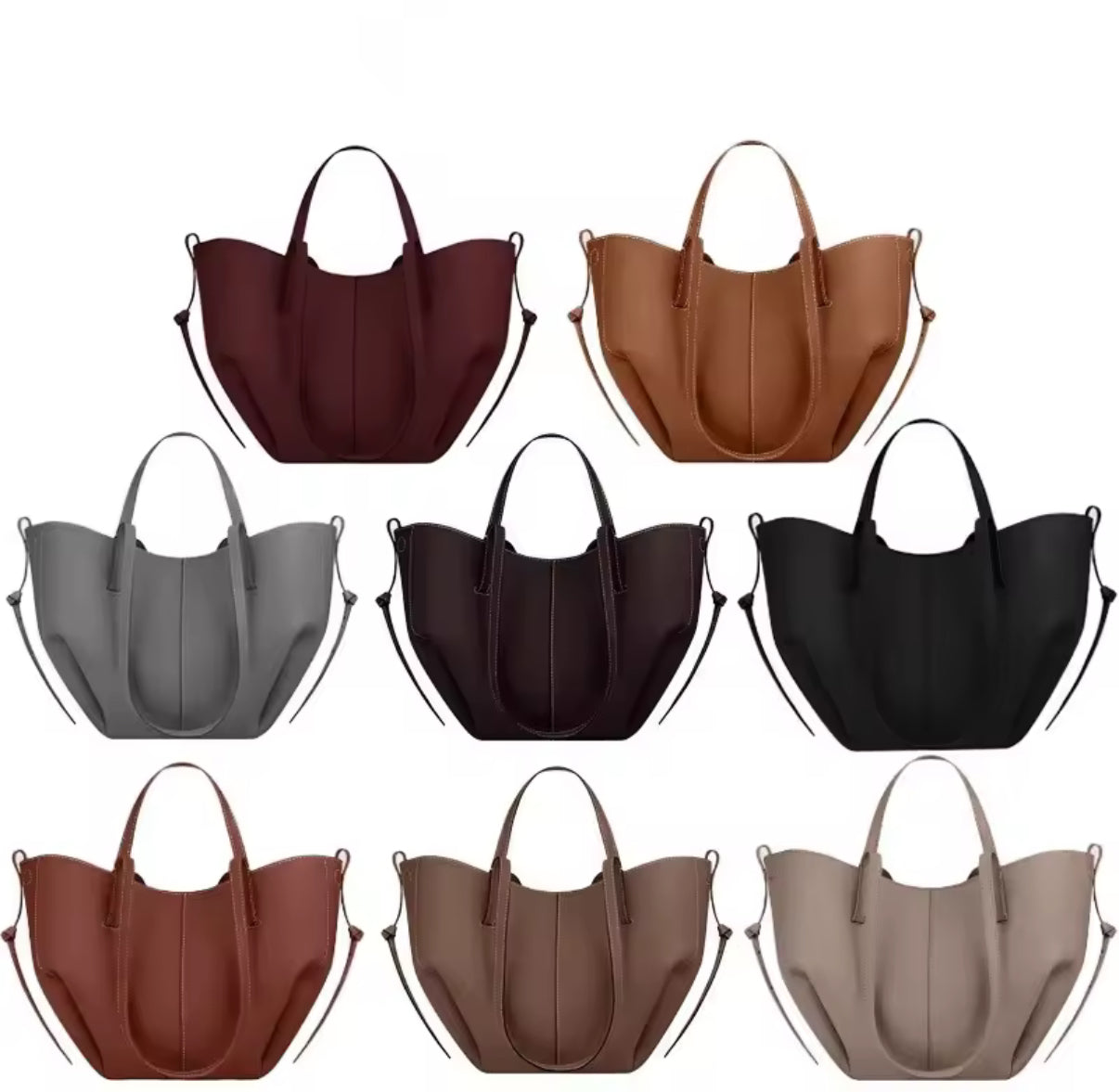 French structured leather bags (many options)