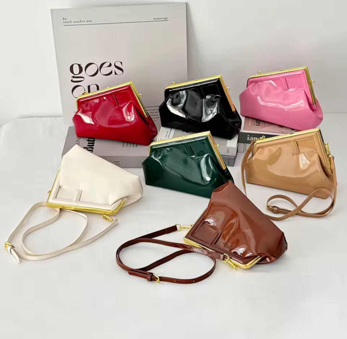 Letter F Clutch / crossbody bag