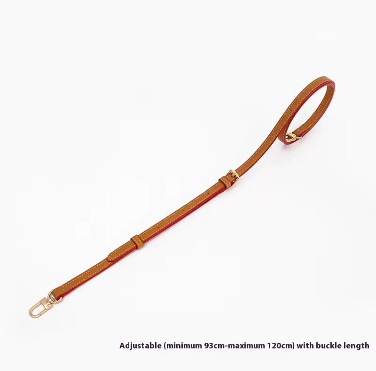 Adjustable PU leather cross body strap