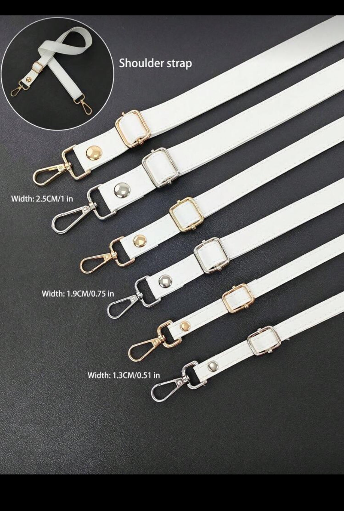 Adjustable purse straps
