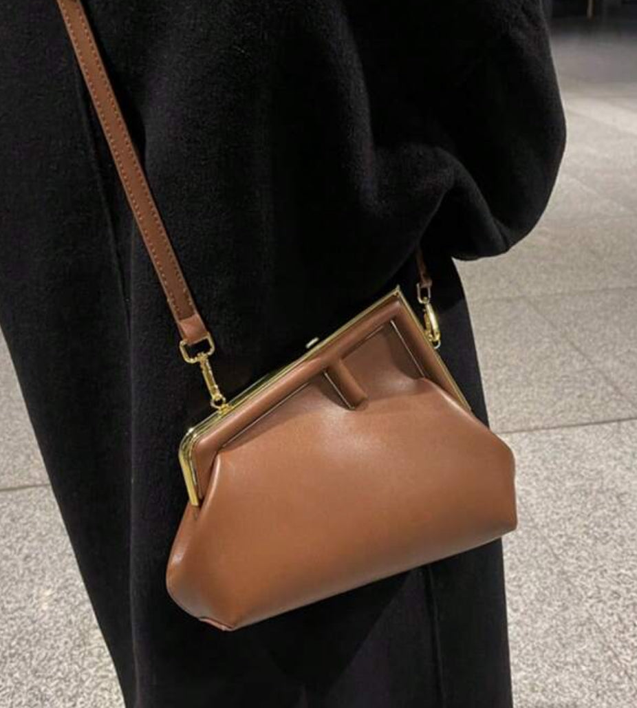 Letter F Clutch / crossbody bag