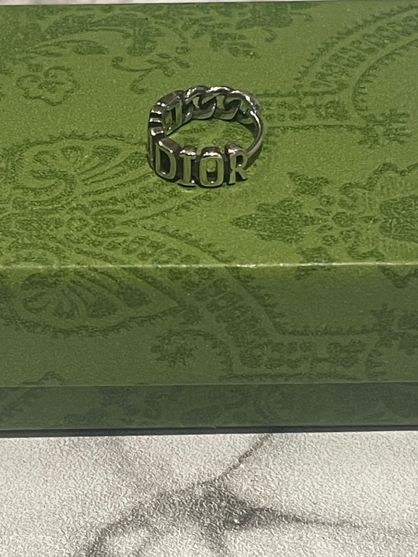 Dior earring cuff (single) sterling silver