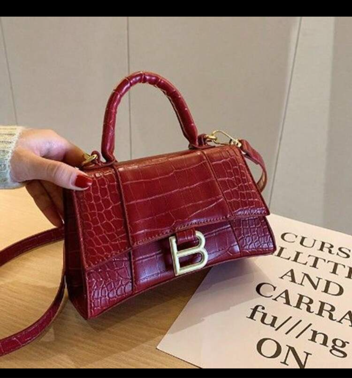Designer Inspired Crossbody B purses