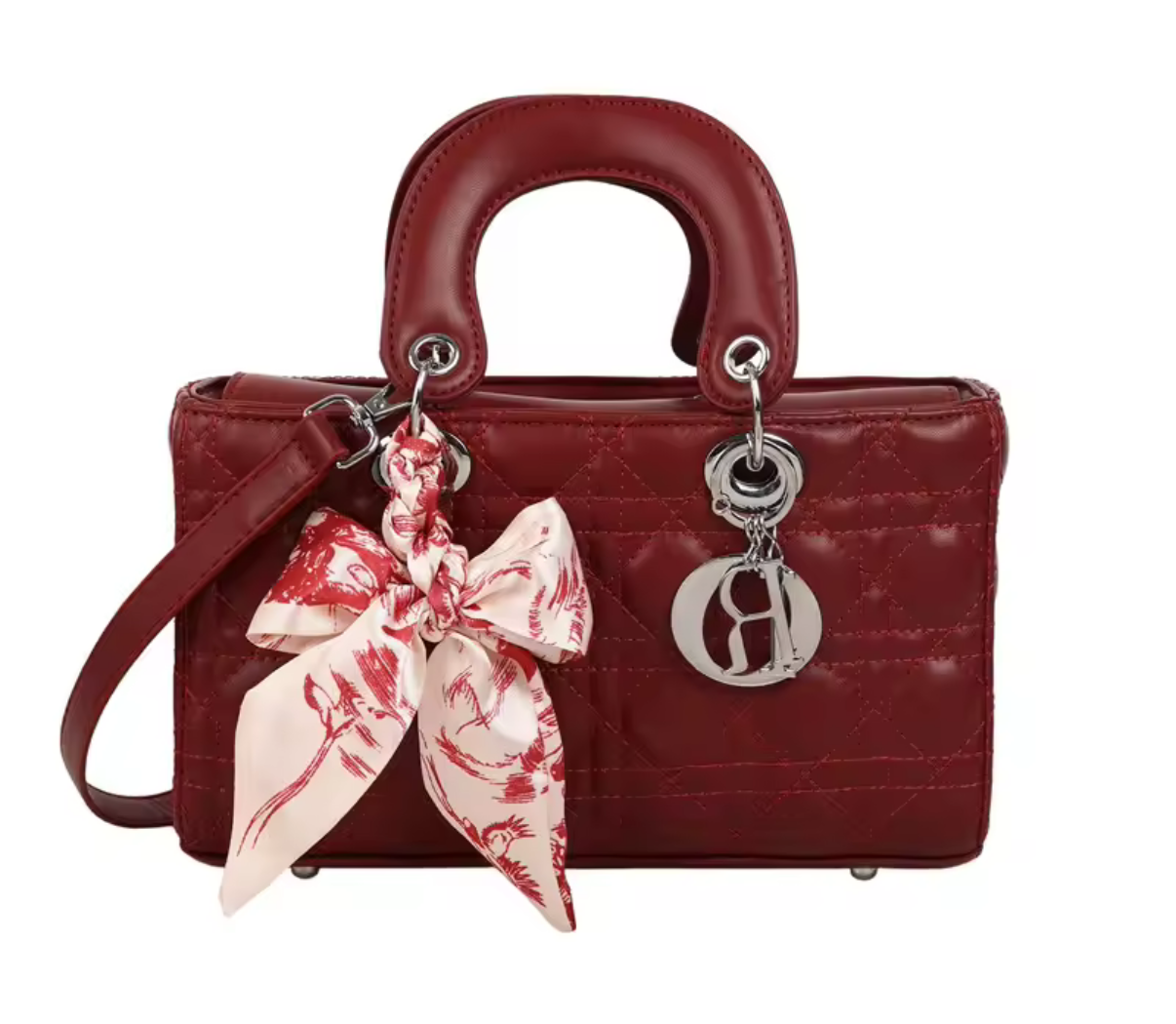 Structured rectangular tote handbags