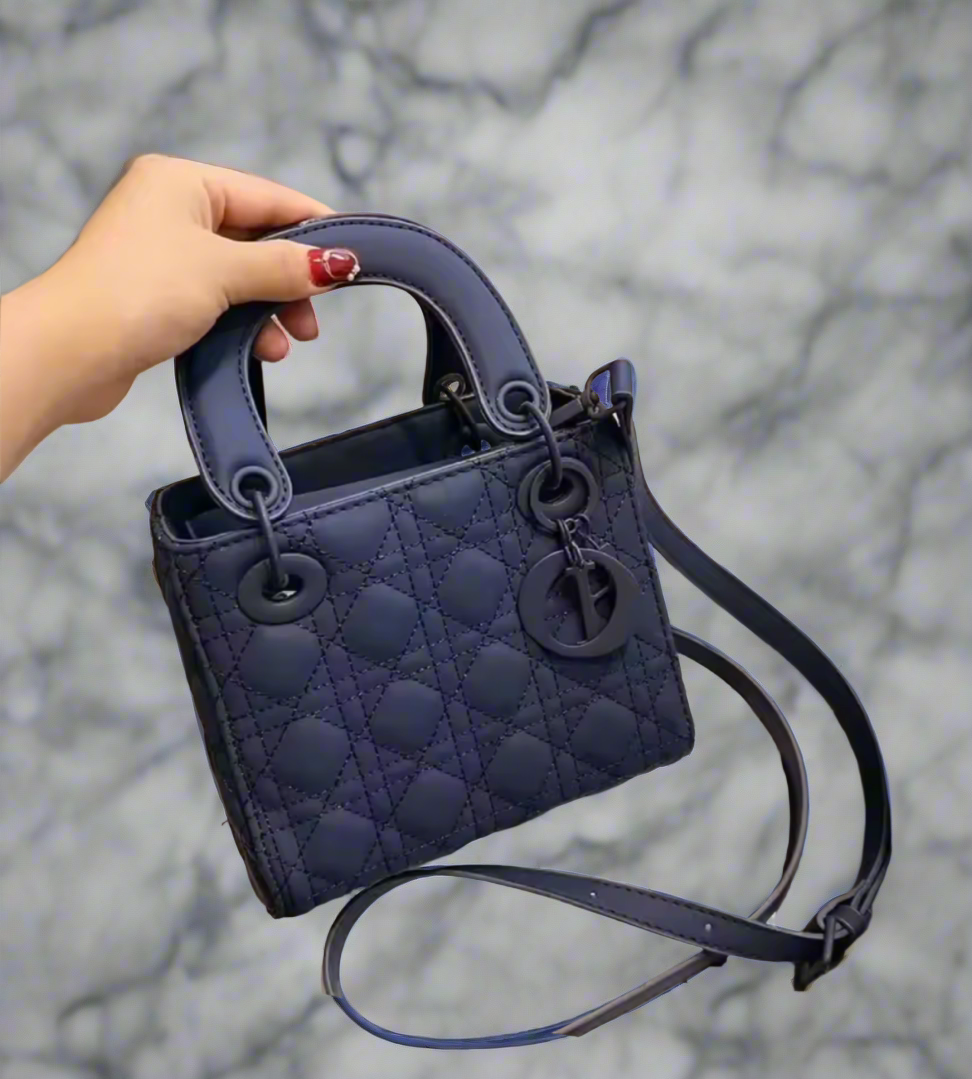 Structured square tote  “DIANA” bag