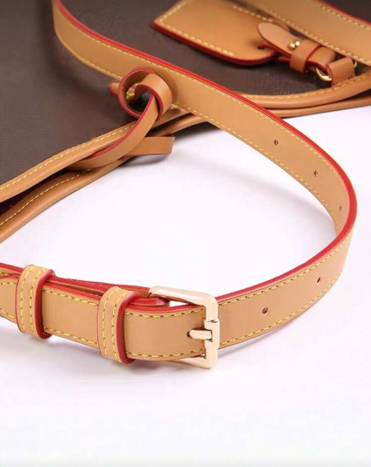 Adjustable long Leather purse straps