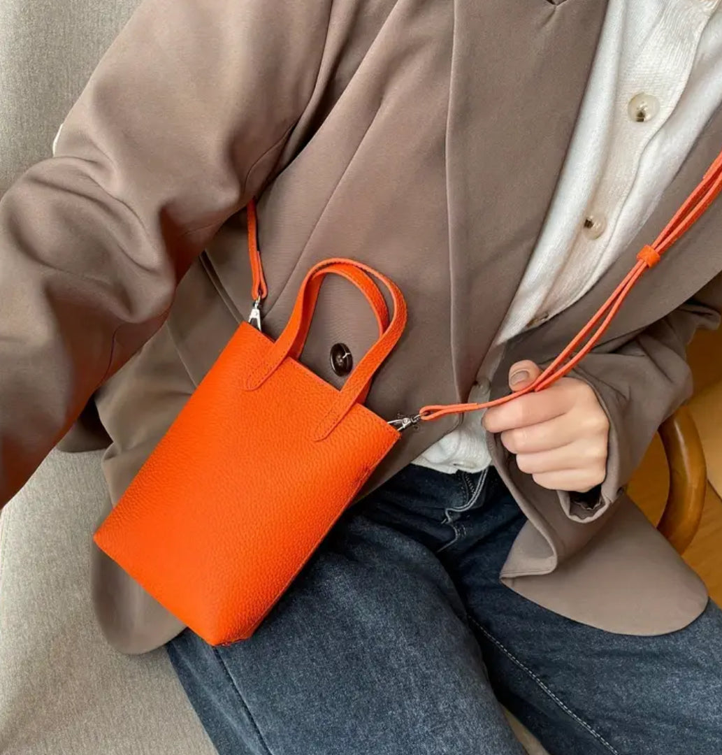 Soft leather coin pouches