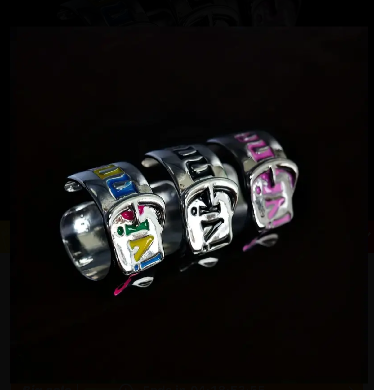 Stylish luxury brand rings (various)