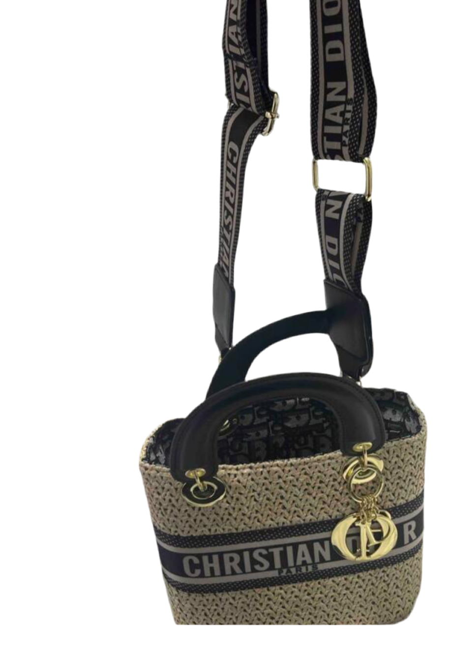 Structured square tote  “DIANA” bag