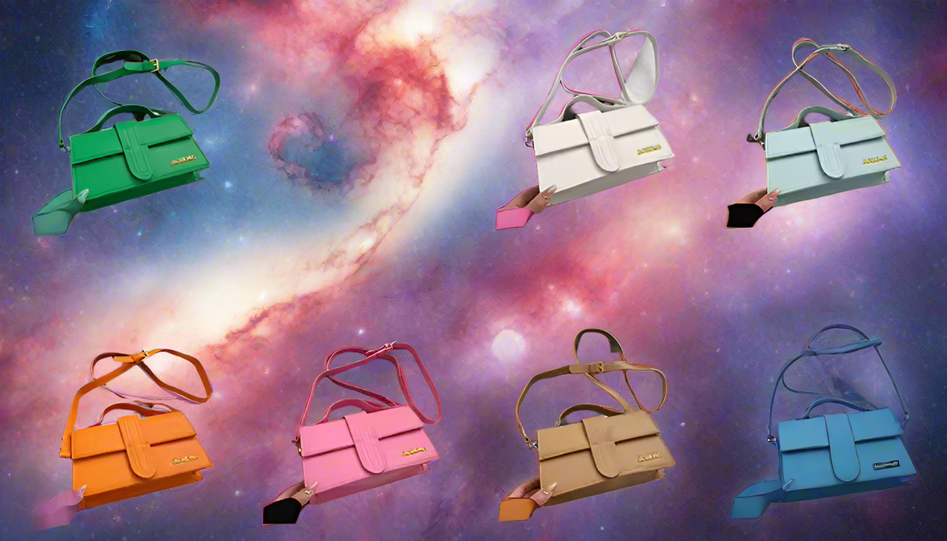 JAQ structured rectangular clutch / crossbody flap purse in many colors