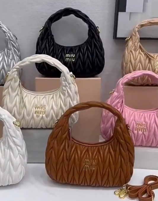 Quilted vegan leather bags (faux leather - variety)
