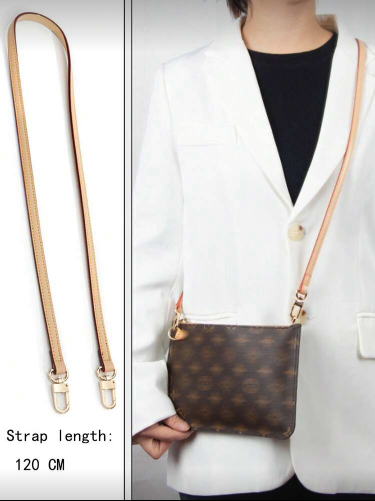 High-end Leather purse straps