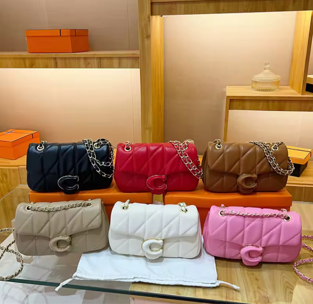 New quilted crossbody bag