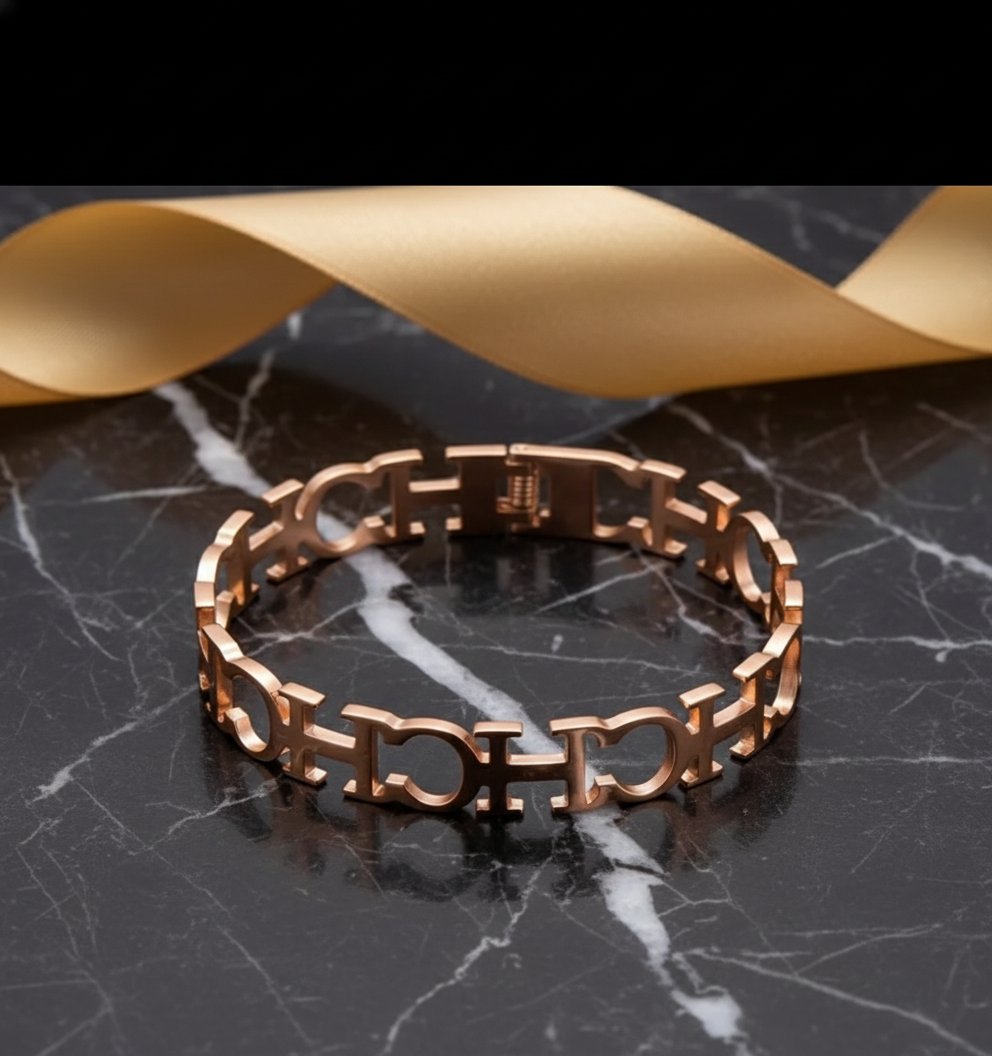 Hinged Lettered Bangles