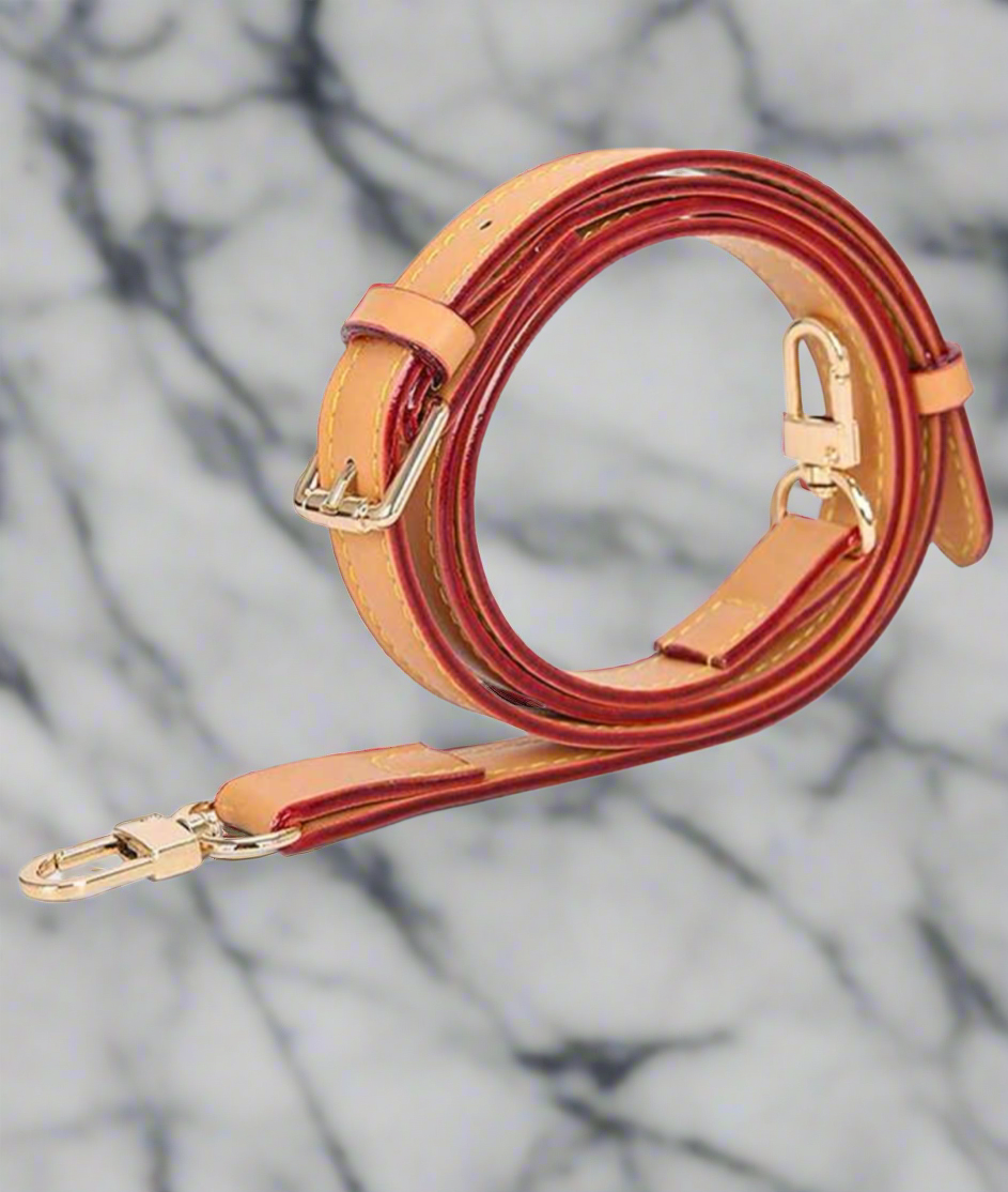 Adjustable long Leather purse straps