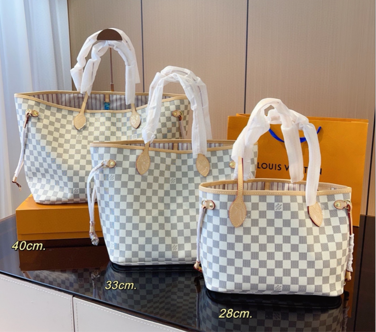 Classic NF tote bags, with matching zippered pouch