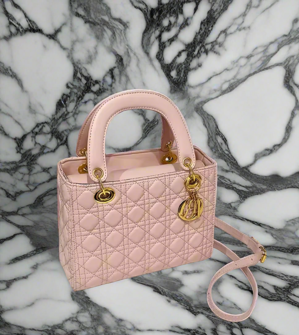 Structured square tote  “DIANA” bag