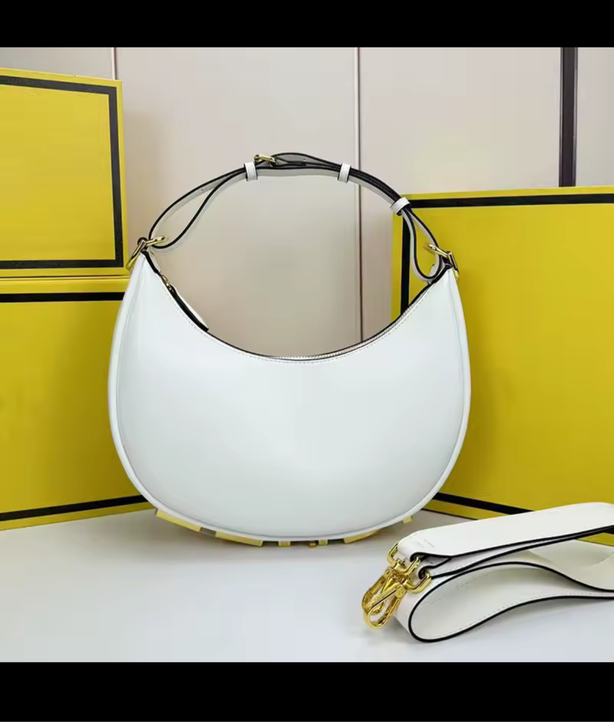 Classic shoulder hobo bag with Metal lettering (many options)