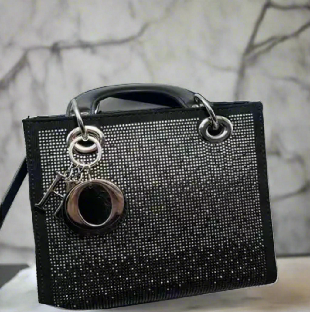 Structured square tote  “DIANA” bag