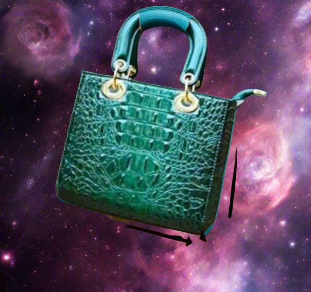 Structured square tote  “DIANA” bag