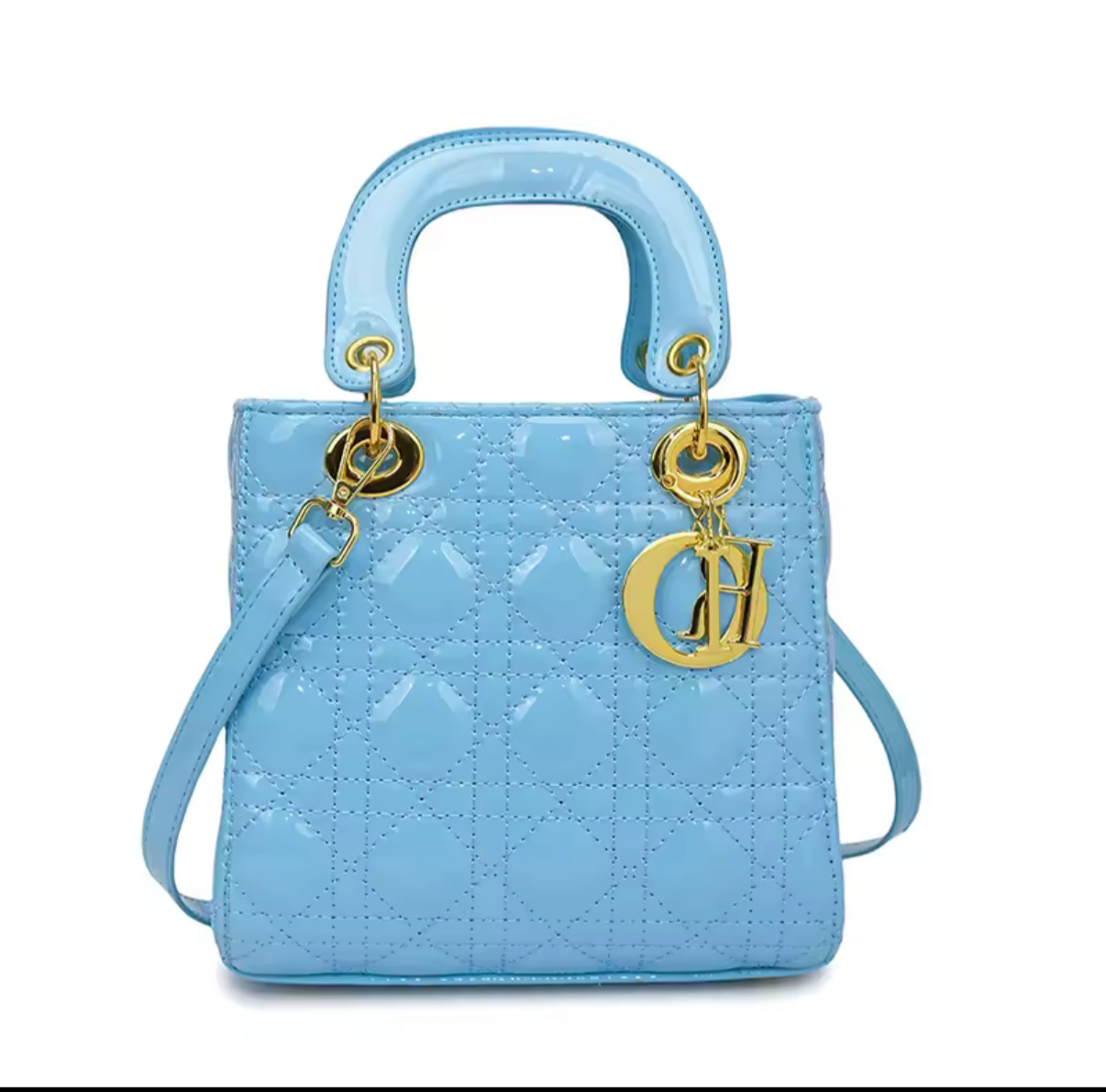 Structured square tote  “DIANA” bag