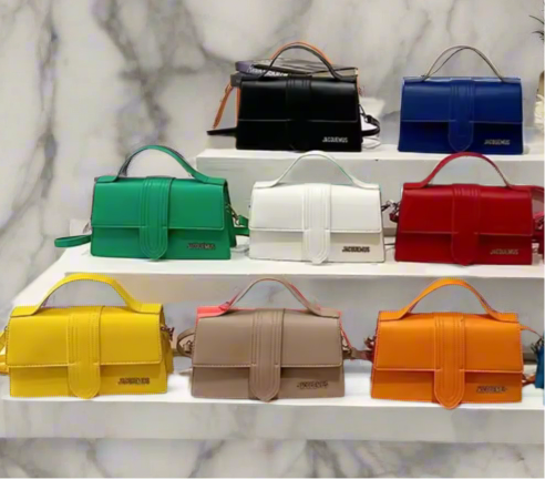 JAQ structured rectangular clutch / crossbody flap purse in many colors