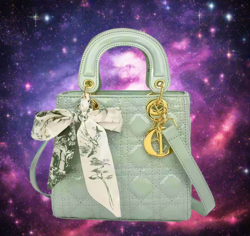 Structured square tote  “DIANA” bag