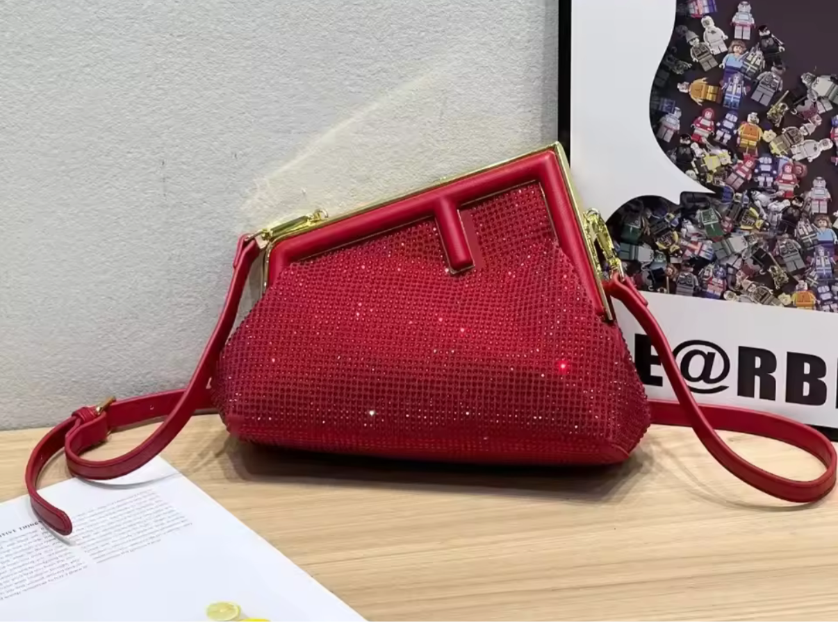 Letter F Clutch / crossbody bag