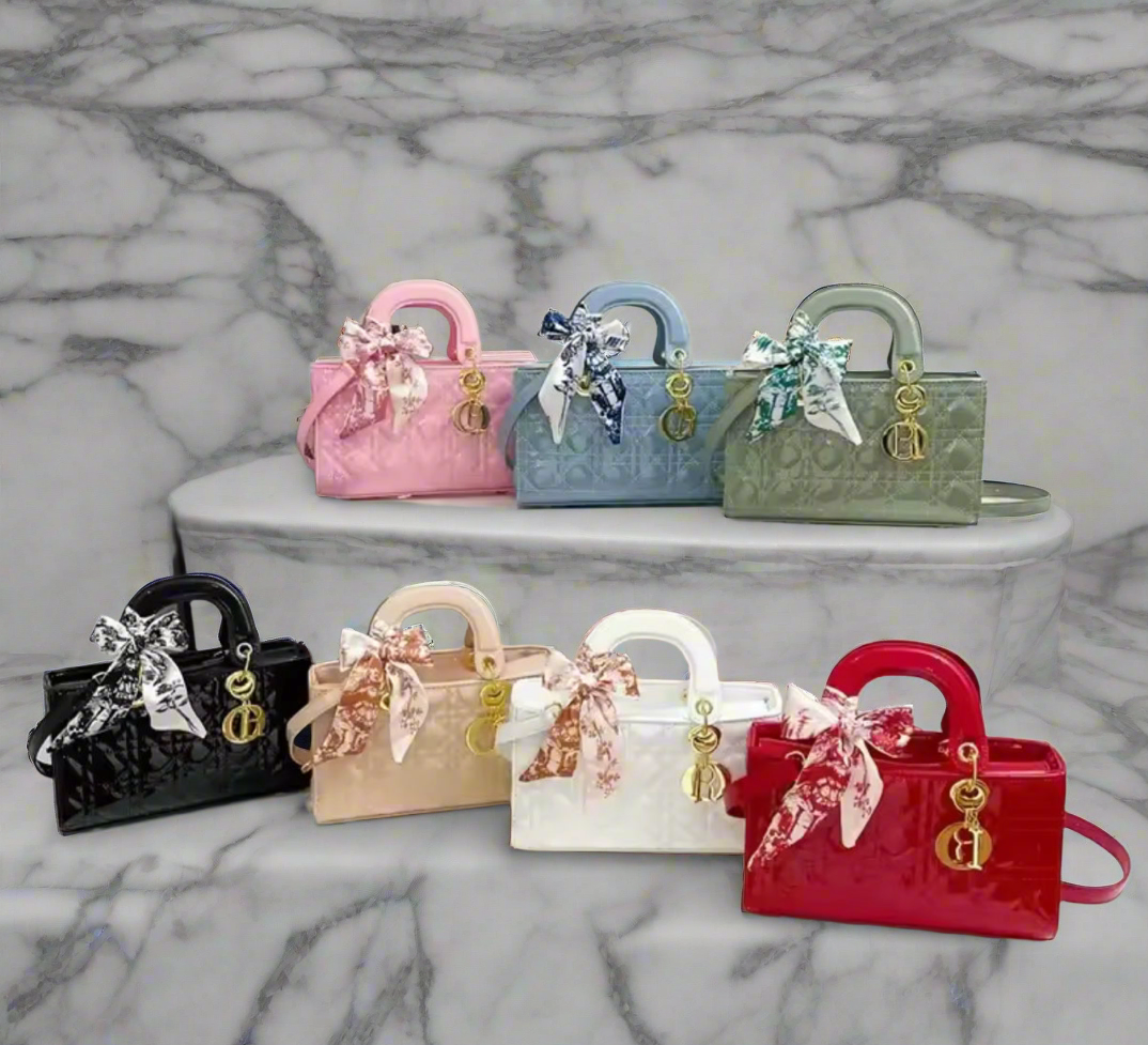 Structured rectangular tote handbags