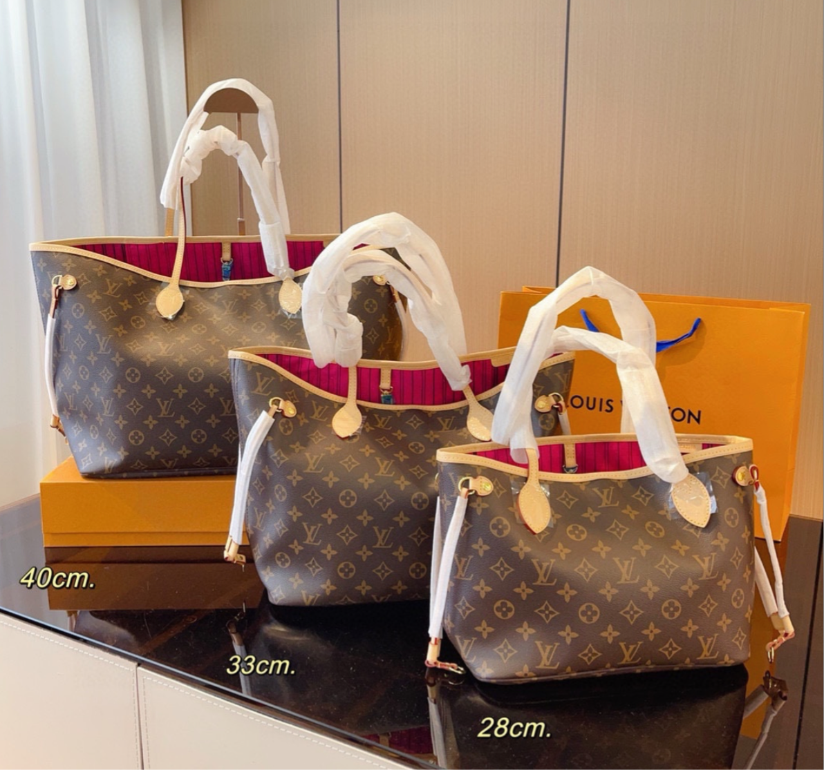Classic NF tote bags, with matching zippered pouch