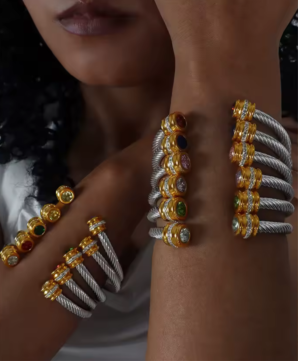 Assorted adjustable bangles  [many options]