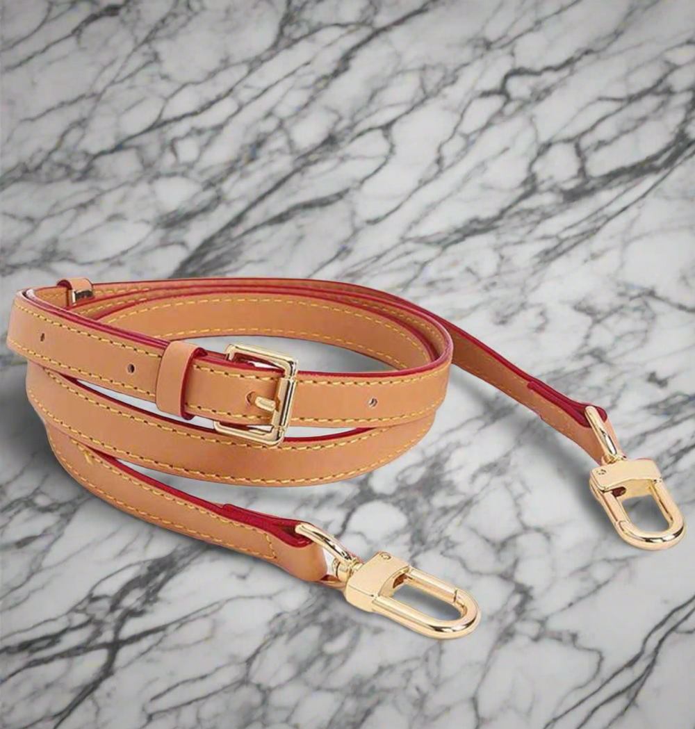 Adjustable long Leather purse straps