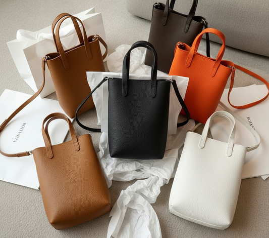 Small leather crossbody bag