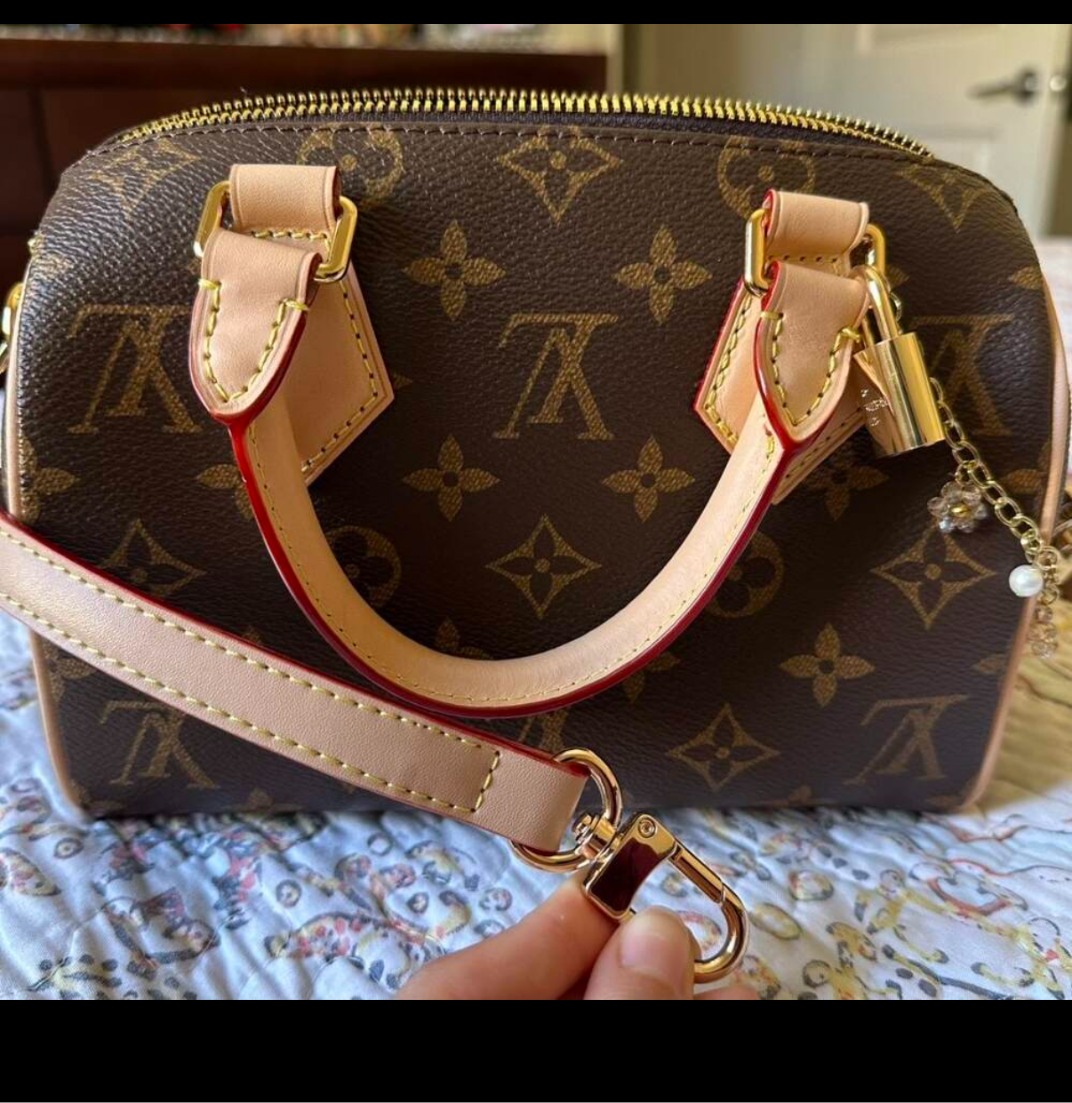 Adjustable long Leather purse straps