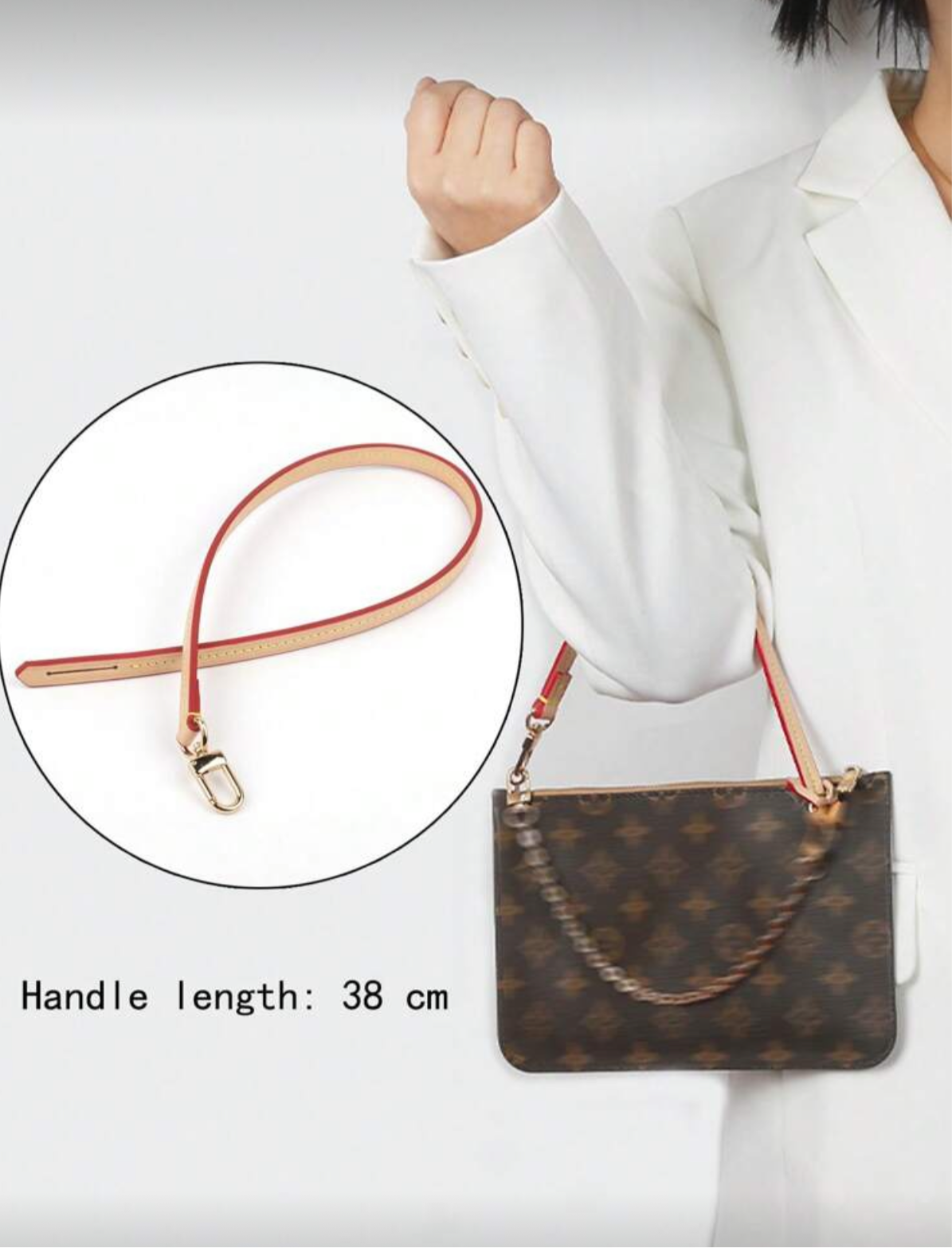 High-end Leather purse straps