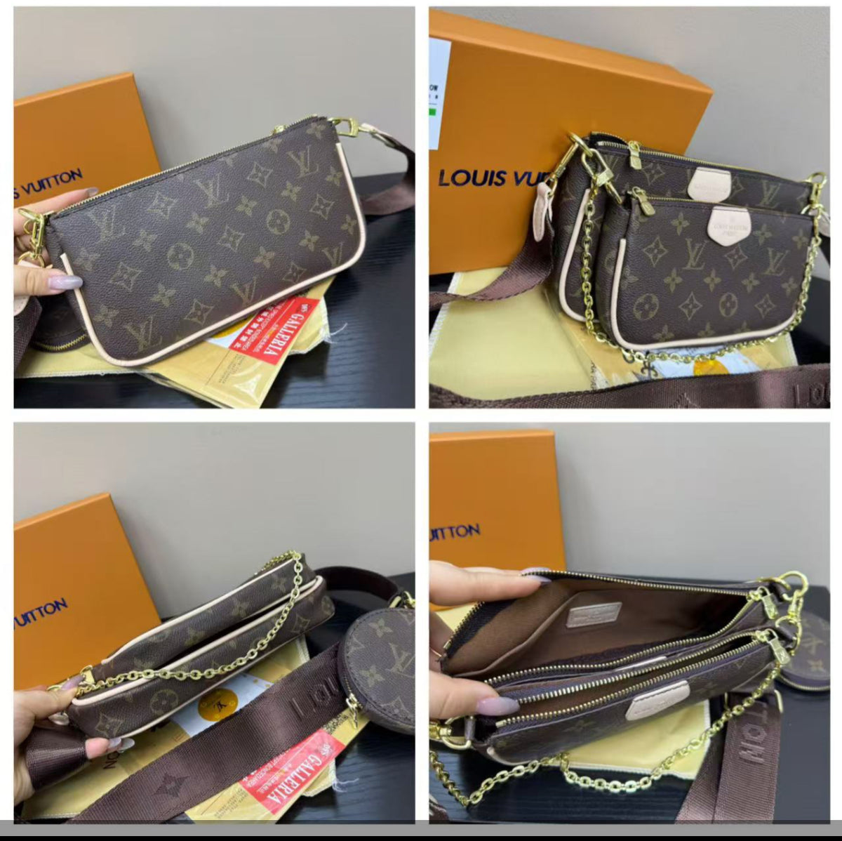 Classic monogram logo Crossbody bags