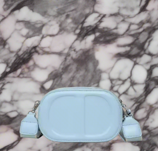 CD letter shapes cross body