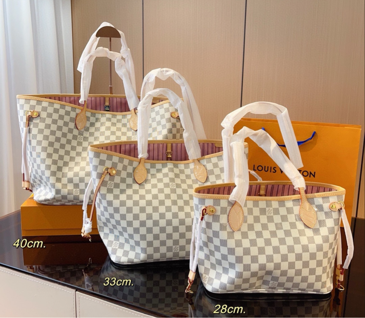 Classic NF tote bags, with matching zippered pouch