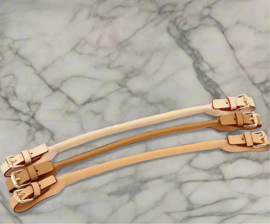 Replacement leather bag straps