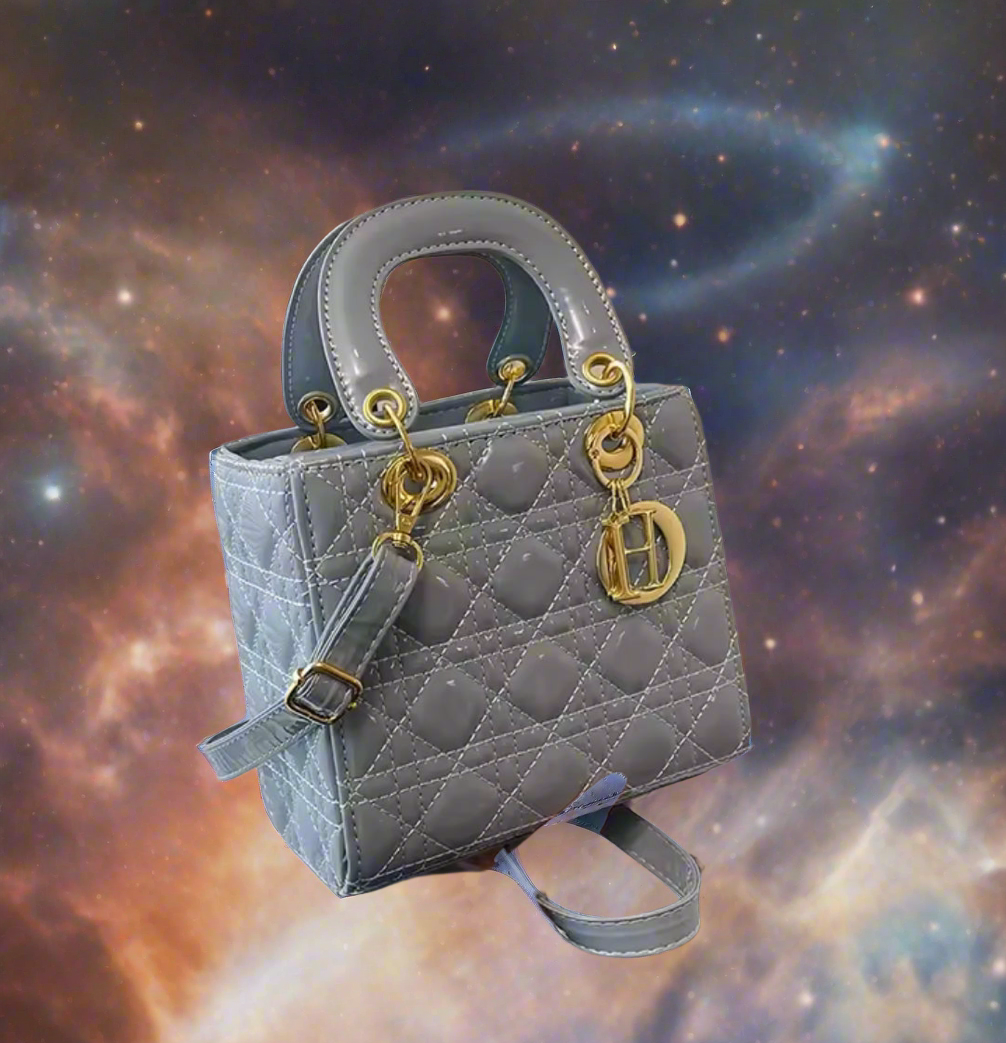 Structured square tote  “DIANA” bag